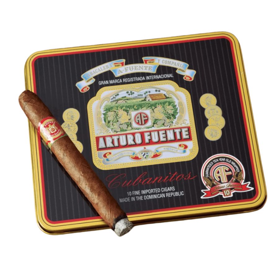 1 LATA CON 10 ARTURO FUENTE CUBANITOS TIN 4.2×32